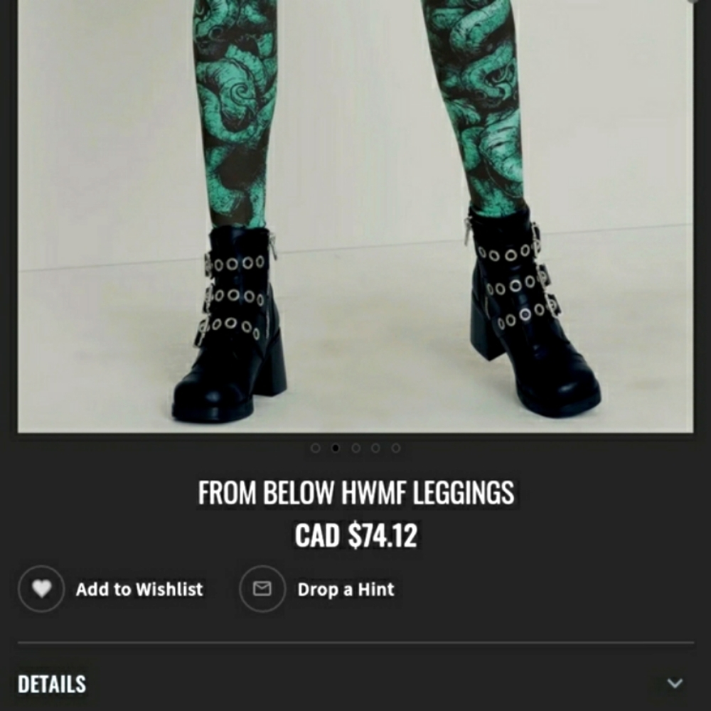 👾 BLACKMILK - "From Below" High Waisted MF Leggings - Picture 11 of 11